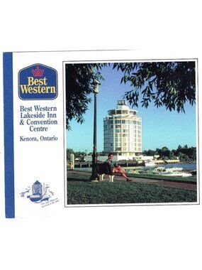 Best Western Lakeside Inn & Convention Centre Vintage Advertising Postcard Kenor
